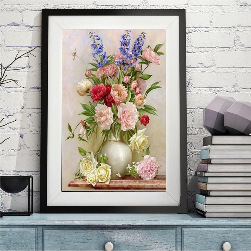 Bộ dụng cụ làm Tranh đính đá 5D tự làm 12 x 16 inch