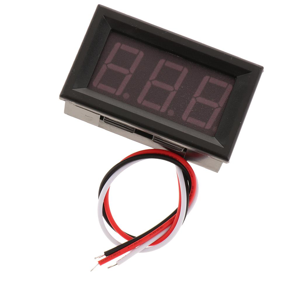 H27 LED Digital Voltage Meter Super 100V Voltmeter LCD Voltage Meter