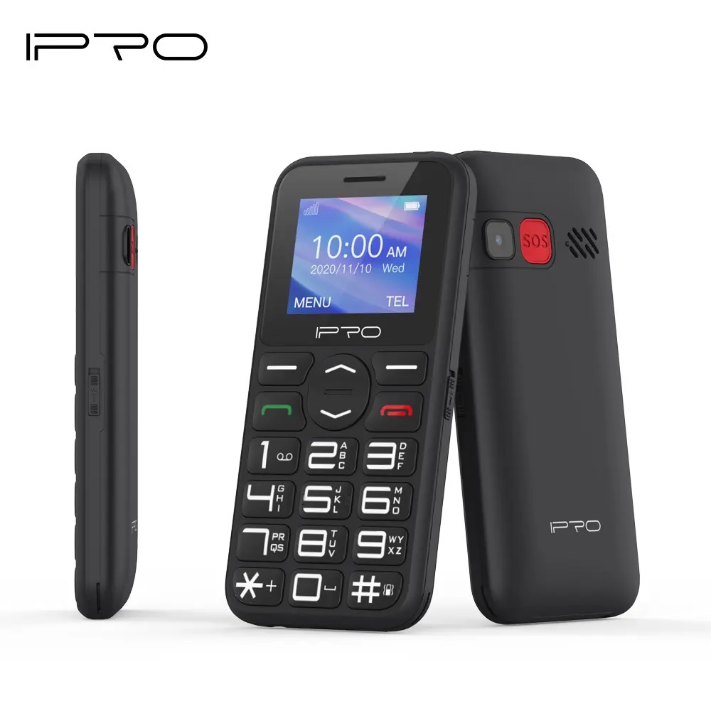 Điện thoại người già IPRO F183 4G , Gọi HD Call , Có SOS , 2 sim 2 sóng - Hàng chính hãng