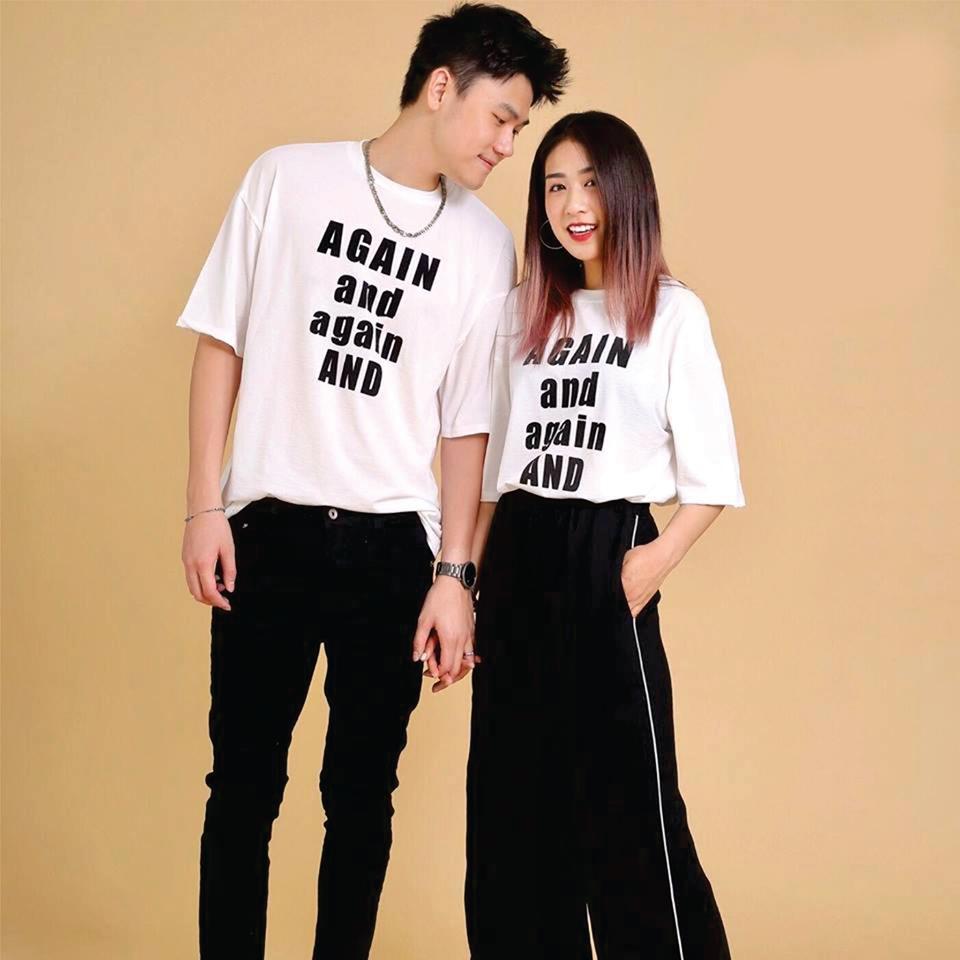 Áo Đôi Nam Nữ Unisex AGAIN and Siêu Đẹp