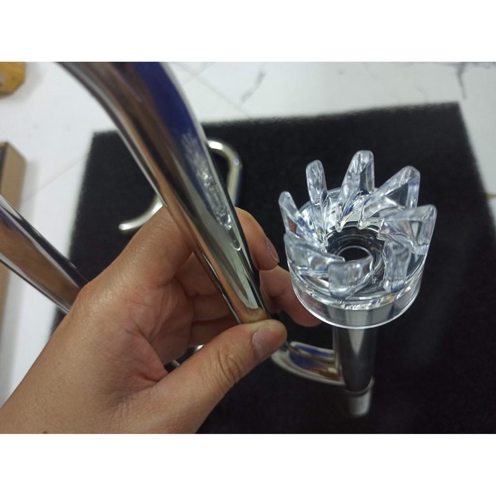 Bộ in out inox phi 16 có lọc váng xoay "XOAY" - phụ kiện thủy sinh - shopleo