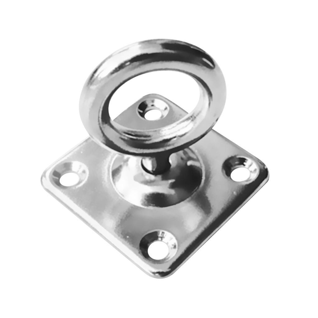 316 Stainless Steel Swivel Square Pad Eye Plate Boat Rigging Hardware 6mm