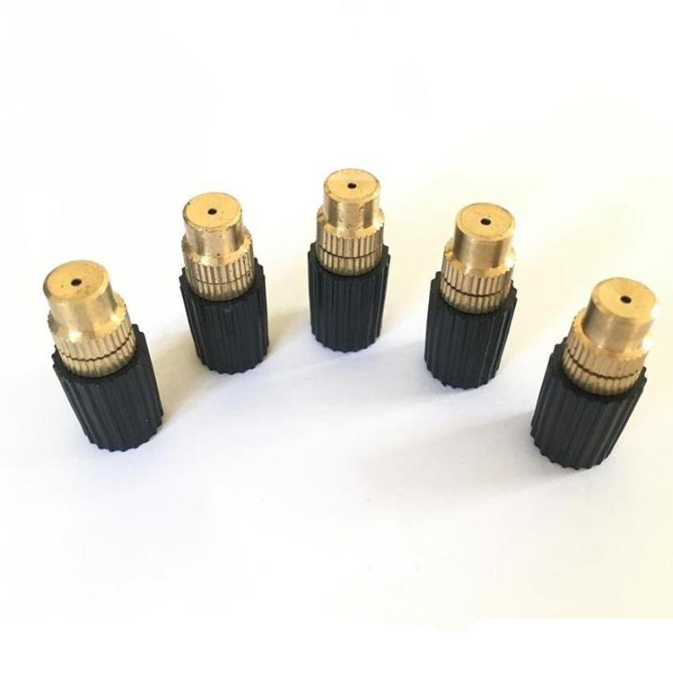 Combo 5/10 béc phun sương đồng đơn kèm chân ren 21mm