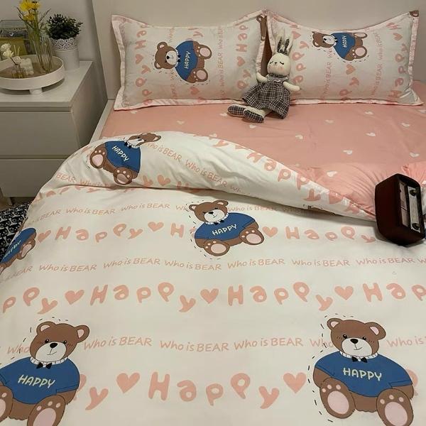 Trọn bộ 4 món cotton poly hàng nhập khẩu nguyên set.Mẫu 11