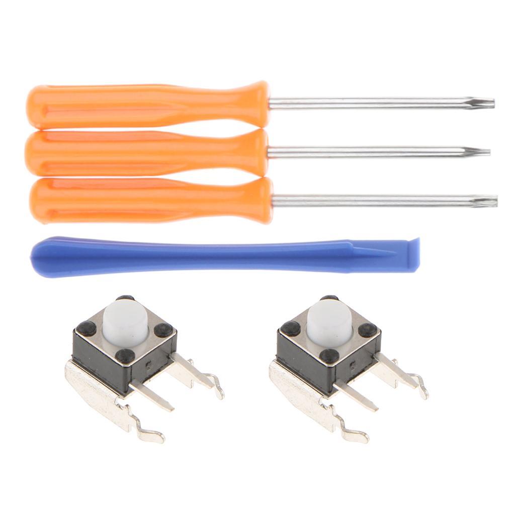 2x LB RB Tactile Switch Bumper Button with Tools for 360/One Controller