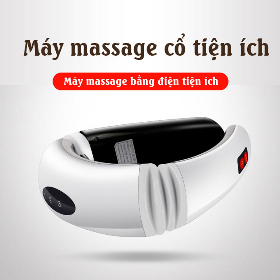 Máy massage cổ 3D cảm ứng xung điện từ 