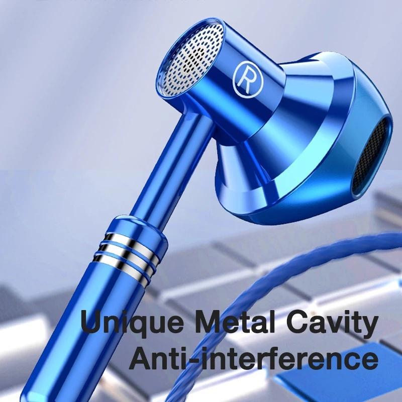 Tai nghe nhét tai TZUZL có dây jack 3.5mm bằng kim loại thoải mái thích hợp cho điện thoại/máy tính