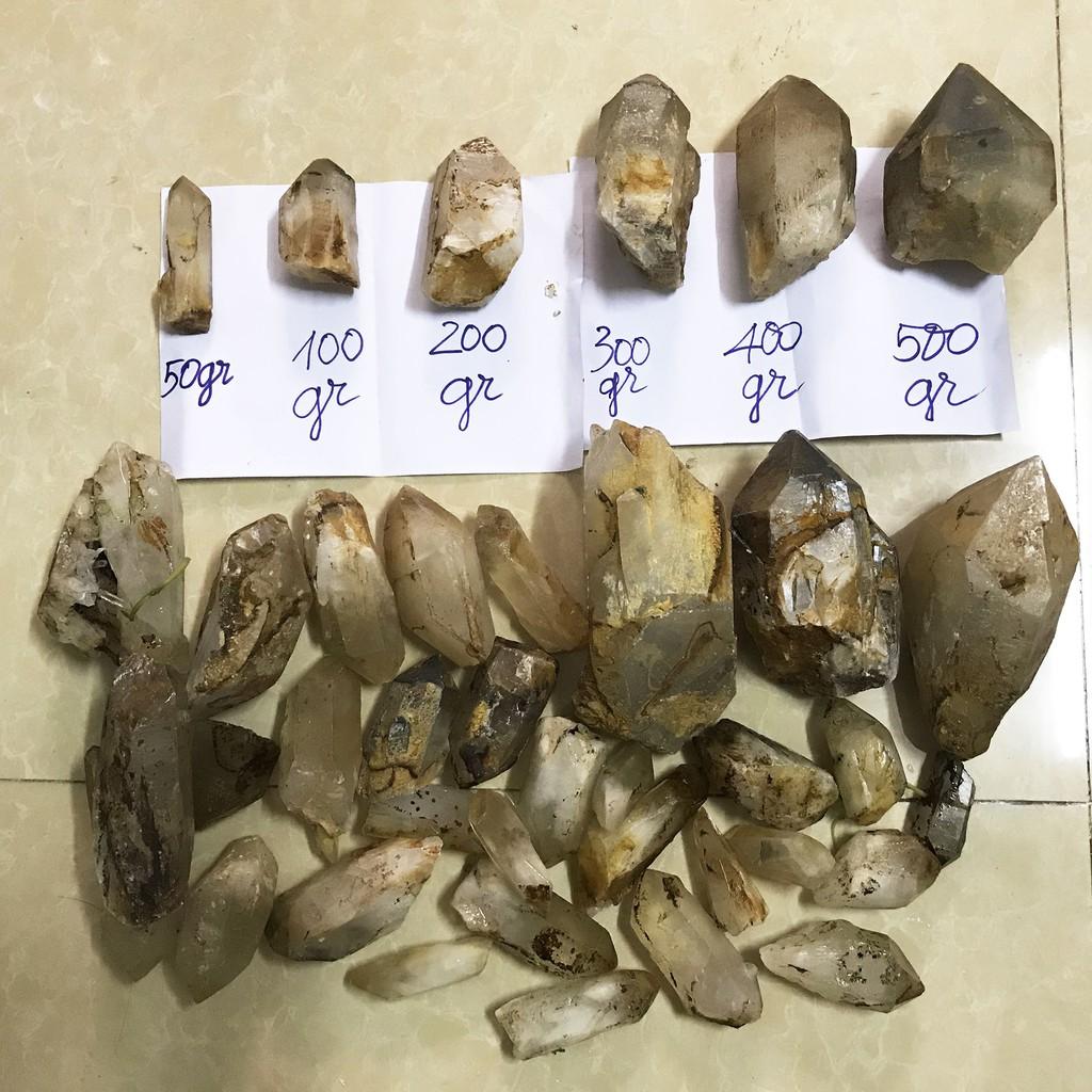 Đá Thạch - anh tinh thể nguyên khối nhiều kích thước
