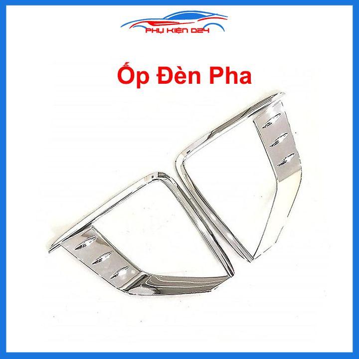 Ốp viền đèn pha hậu mạ crom Xpander 2018-2019-2020-2021 chống trầy trang trí bảo vệ xe