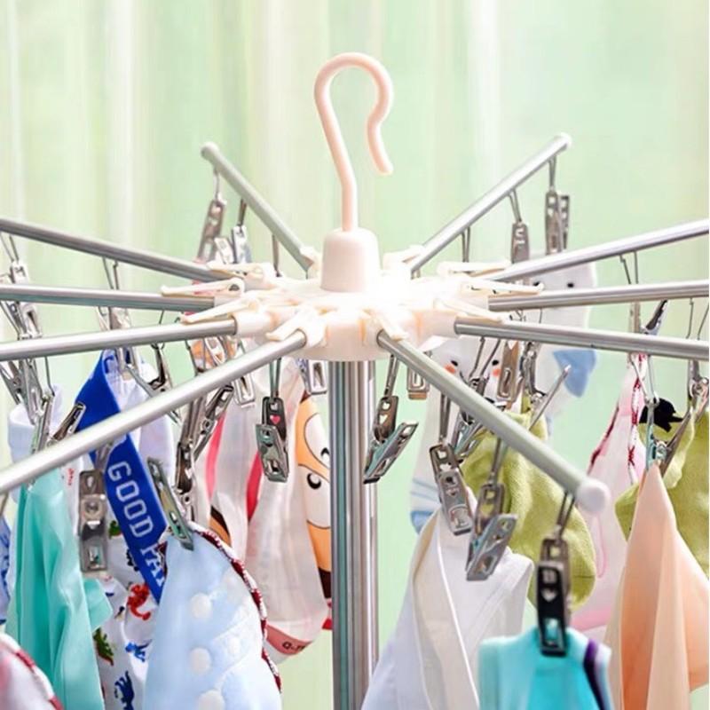 Cây Phơi Đồ Cho Bé - Cây Phơi Đồ Đa Năng 3 Tầng Xếp Gọn Tiện Lợi