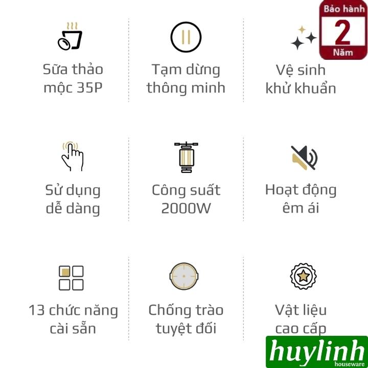 Chống Tràn - Xay Mịn Không Cần Lọc - Máy Xay Nấu Đa Năng - Thương Hiệu Mỹ