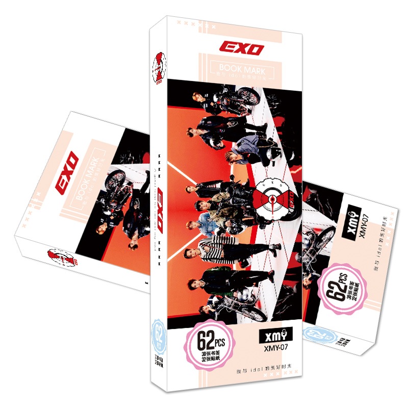 Bookmark EXO 62pcs mới