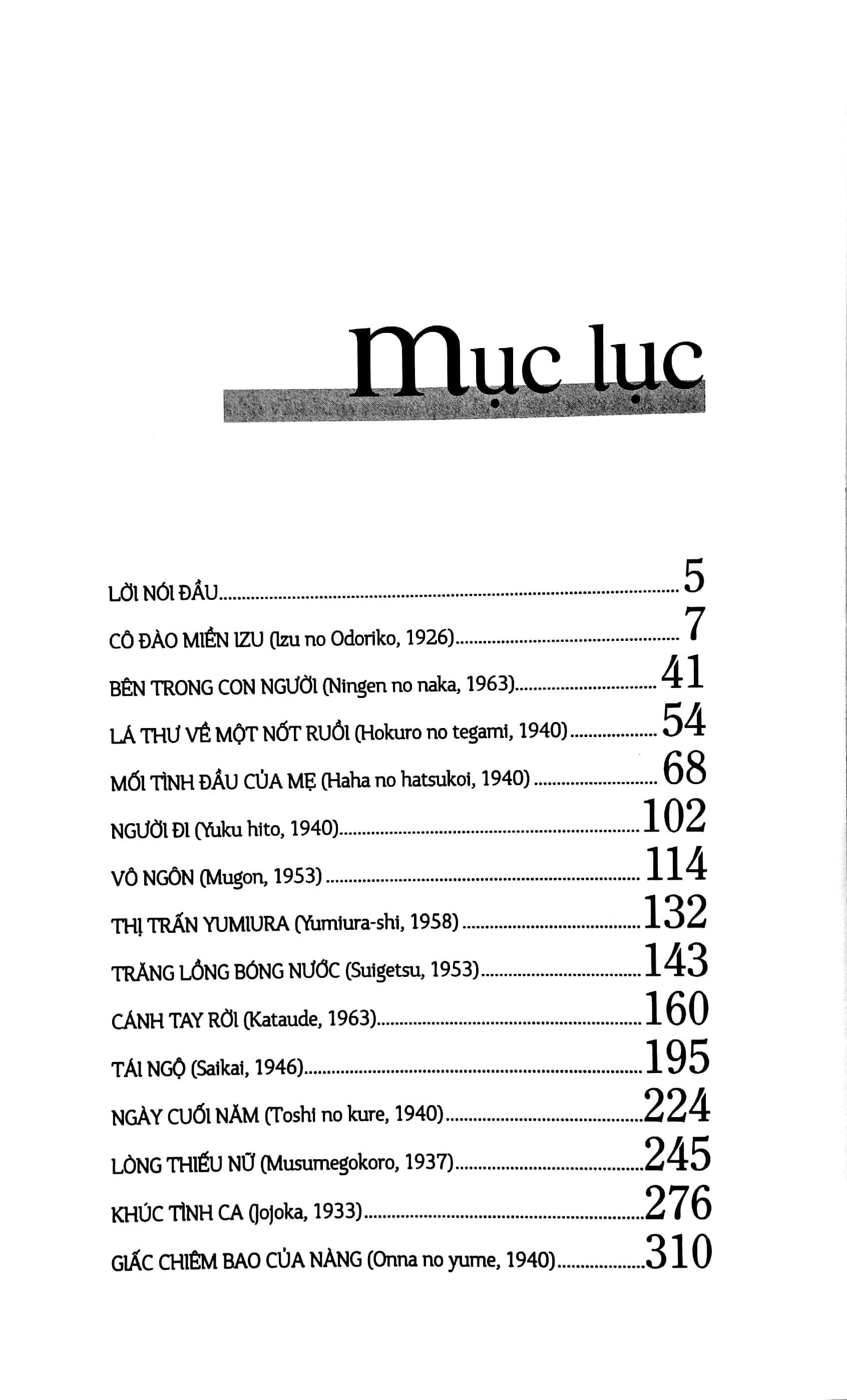 Tuyển Tập Kawabata - Truyện Ngắn