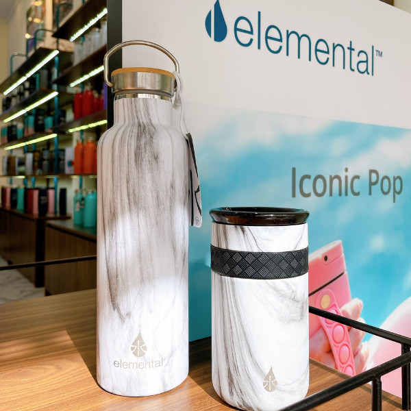 Bình giữ nhiệt Elemental cao cấp, set quà Hy Lạp,quà tặng ý nghĩa tặng người thân