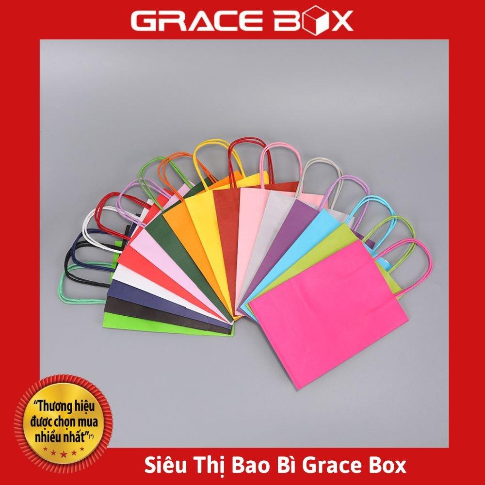 Túi Giấy Kraft Nhật Đa Màu Sắc - Siêu Thị Bao Bì Grace Box