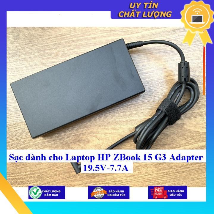 Sạc dùng cho Laptop HP ZBook 15 G3 Adapter 19.5V-7.7A - Hàng Nhập Khẩu New Seal