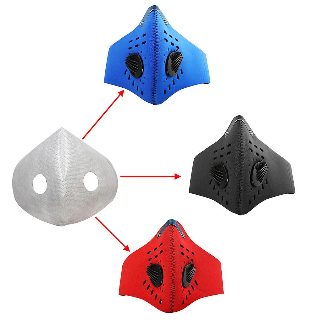 Women Men Half Face Mask Motorcycle Dust Filter Outdoors Gym Mouth Mask