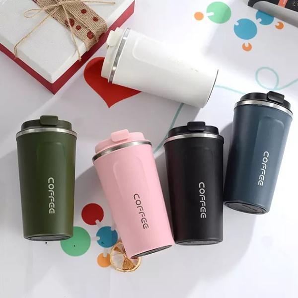 CỐC GIỮ NHIỆT ĐỰNG CAFE INOX 304 510ML KHÔNG GỈ CAO CẤP - BÌNH ĐỰNG NƯỚC GIỮ NHIỆT NÓNG LẠNH SUỐT12H NẮP CHỐNG ĐỔ THÔNG