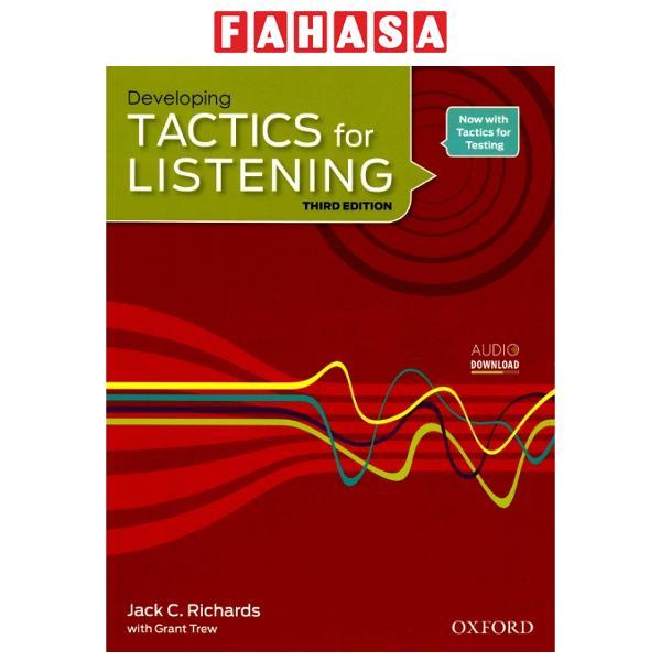 Sách ngoại văn: Sách Ngoại Văn - Tactics for Listening Student Book 3Ed