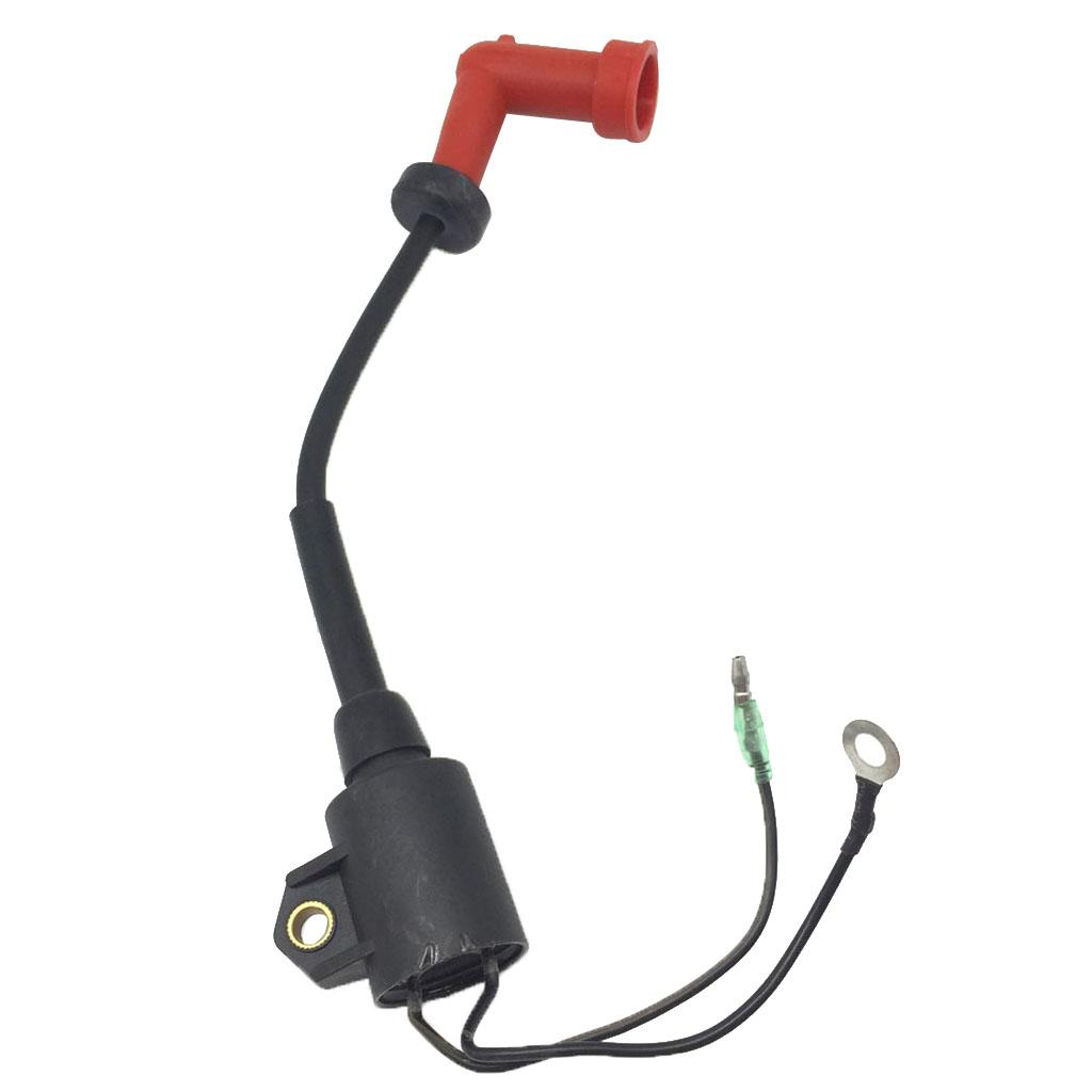 Outboard Ignition Coil with Cap Part for Yamaha 9.9HP,15HP  Engine