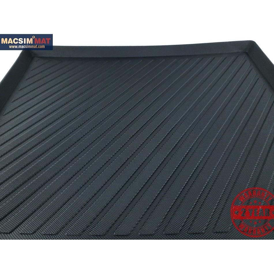 Thảm lót cốp xe ô tô Hyundai Tucson 2015- đến nay nhãn hiệu Macsim chất liệu TPV cao cấp màu đen