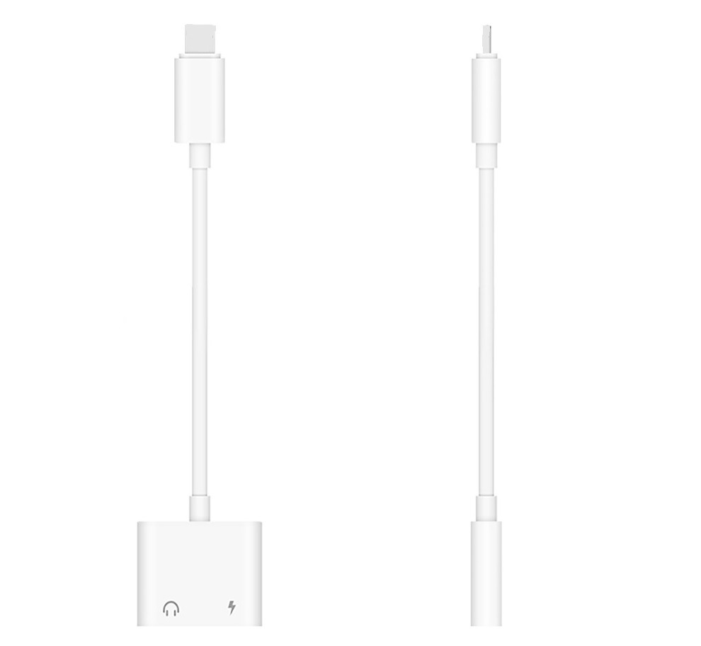 cáp chuyển đổi tai nghe 2 đầu vừa sạc vừa nghe iphone ipad - jack chuyển đổi tai nghe từ light.ning sang 2 cổng