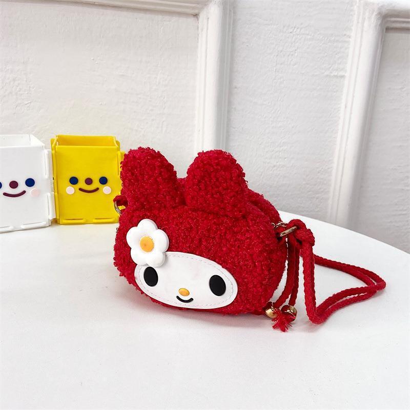 Túi Đeo Chéo Thời Trang Cho Bé Gái 8*12*5cm Mẫu Thỏ Hoa Cúc