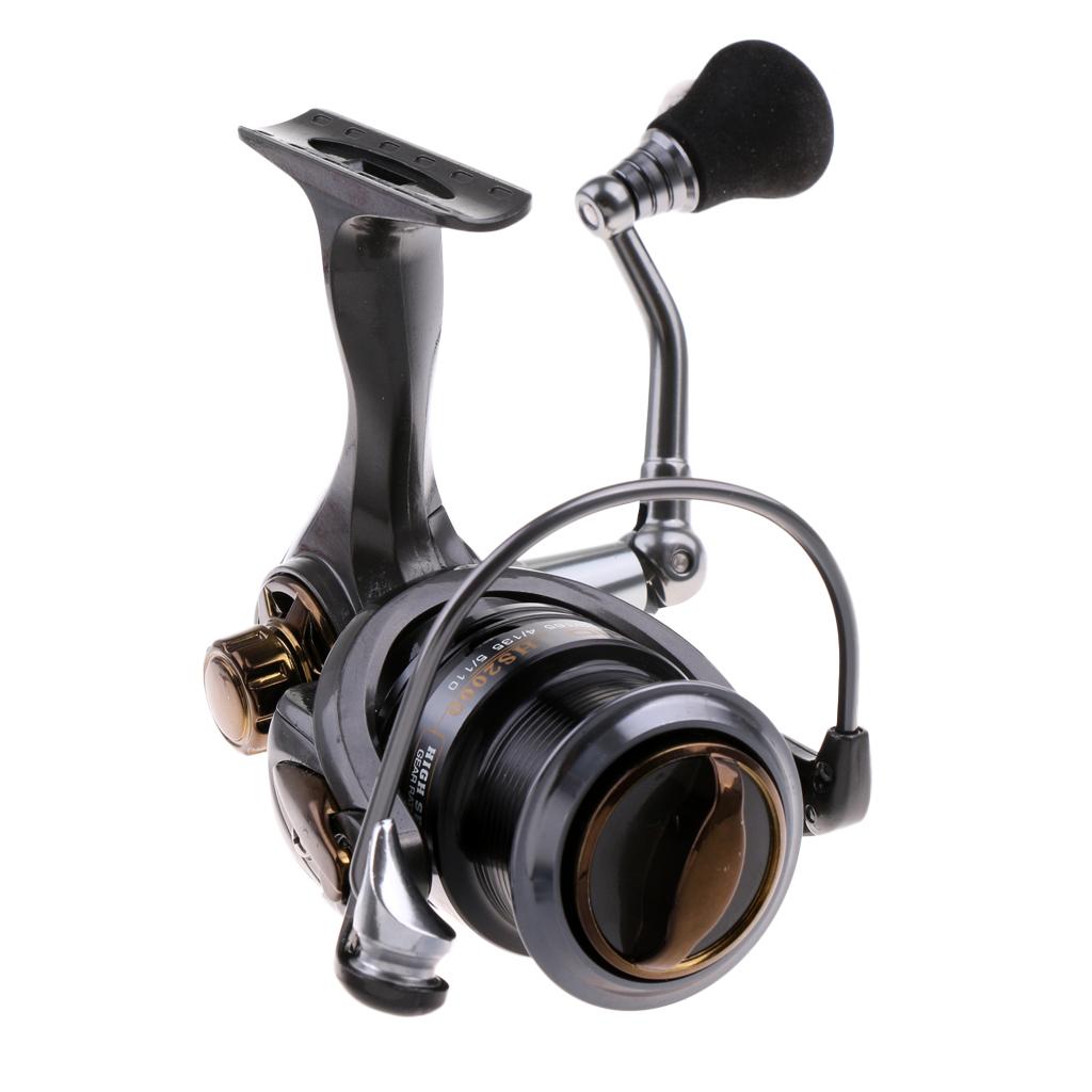 Bass Fishing Reel High Ratio 7.1:1 5+1BB Match Spool Spinning Reels