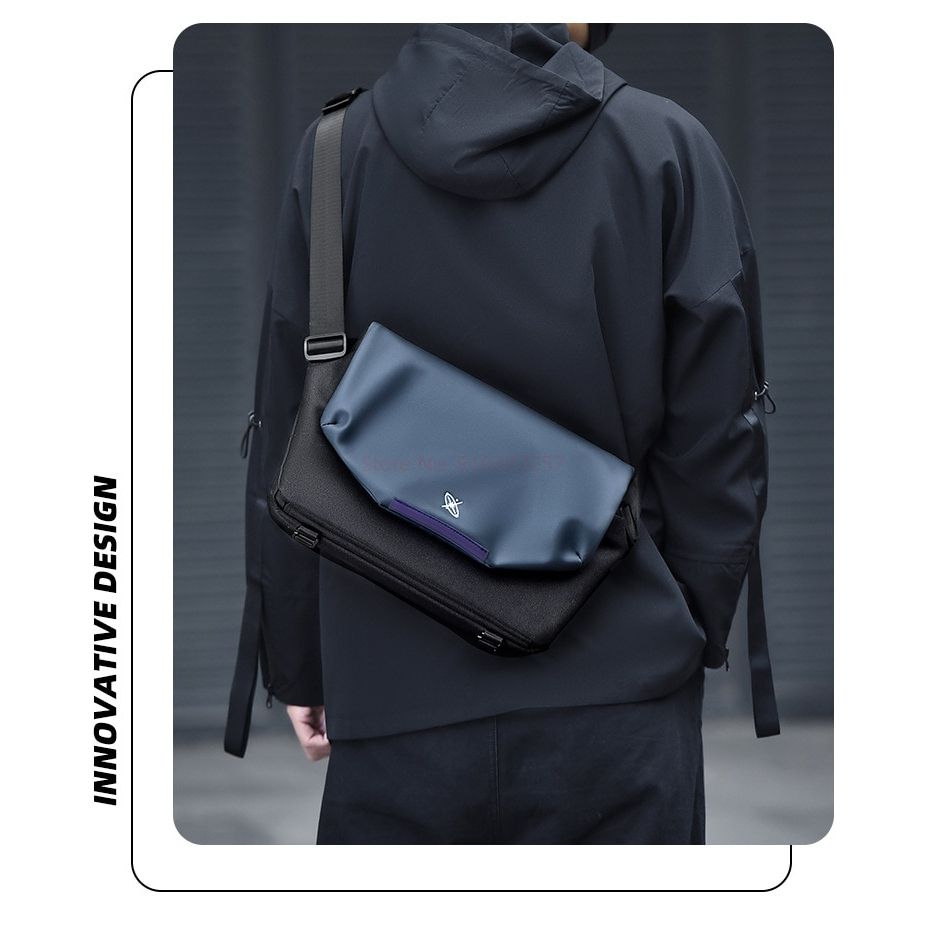 Túi Đeo Chéo Nam Cao Cấp Chống Thấm Chống Trộm Multifunction Men Crossbody Bag