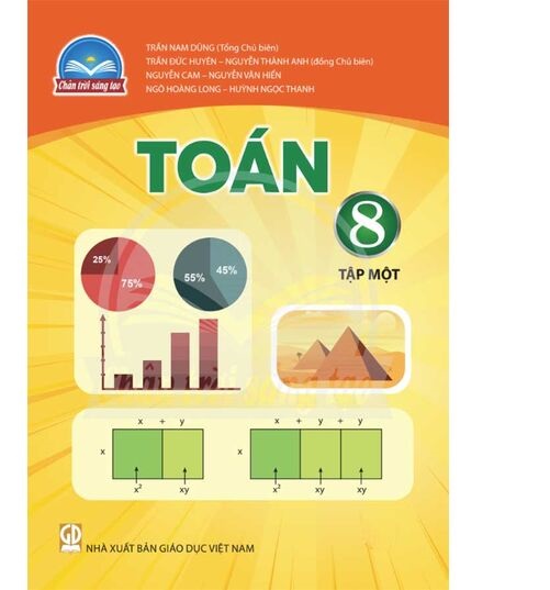 Sách giáo khoa Toán 8- tập một- Chân Trời Sáng Tạo (Kèm Nilon bọc Sách)