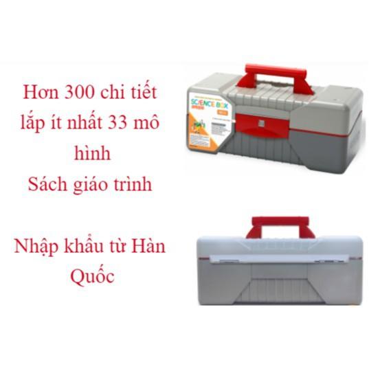 Hộp khoa học Hàn Quốc, lắp ráp 33+ mô hình từ 300+ chi tiết