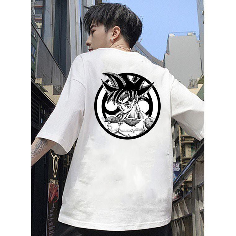Áo thun unisex độc lạ Goku cá tính form rộng vải dày mịn 2019T1809