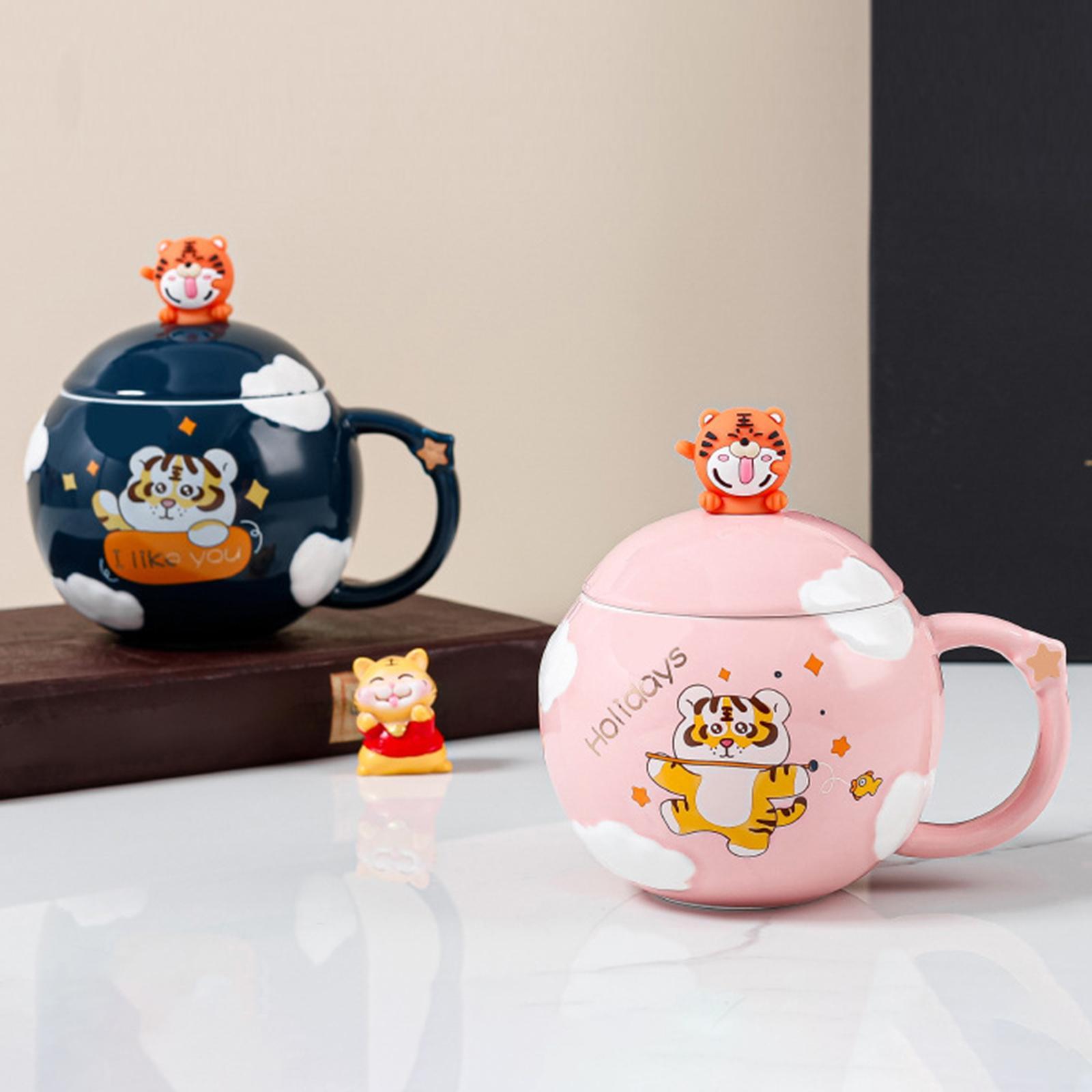 2 Pieces Creative Coffee Mug Cups Breakfast Juice Milk Water Cup Gifts