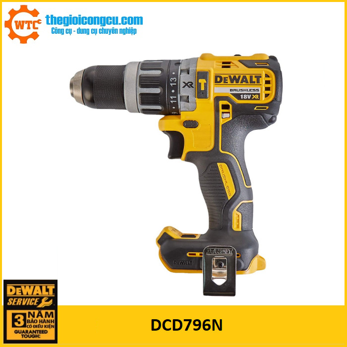 Máy khoan pin 18V Dewalt DCD796N