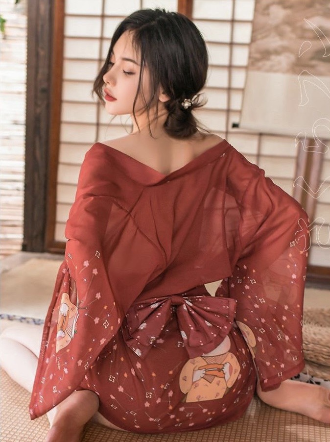 Bộ Cosplay Kimono Gợi Cảm - B.Lingerie