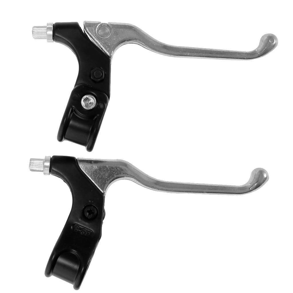 2x1 Pair Bike Brake Levers Handles V-Brake MTB Road Bicycle Cycling Fixed Gear