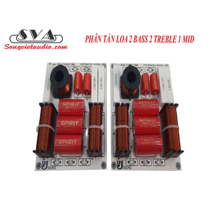 MẠCH PHÂN TẦN LOA 2 BASS 2TREBL 1 MID - CẶP