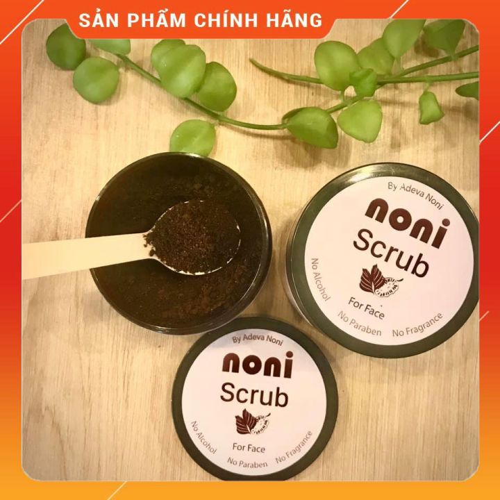 COMBO Tẩy tế bào chết thiên nhiên (Body và Mặt) - cho làn da sáng mịn đều màu - Adeva Noni