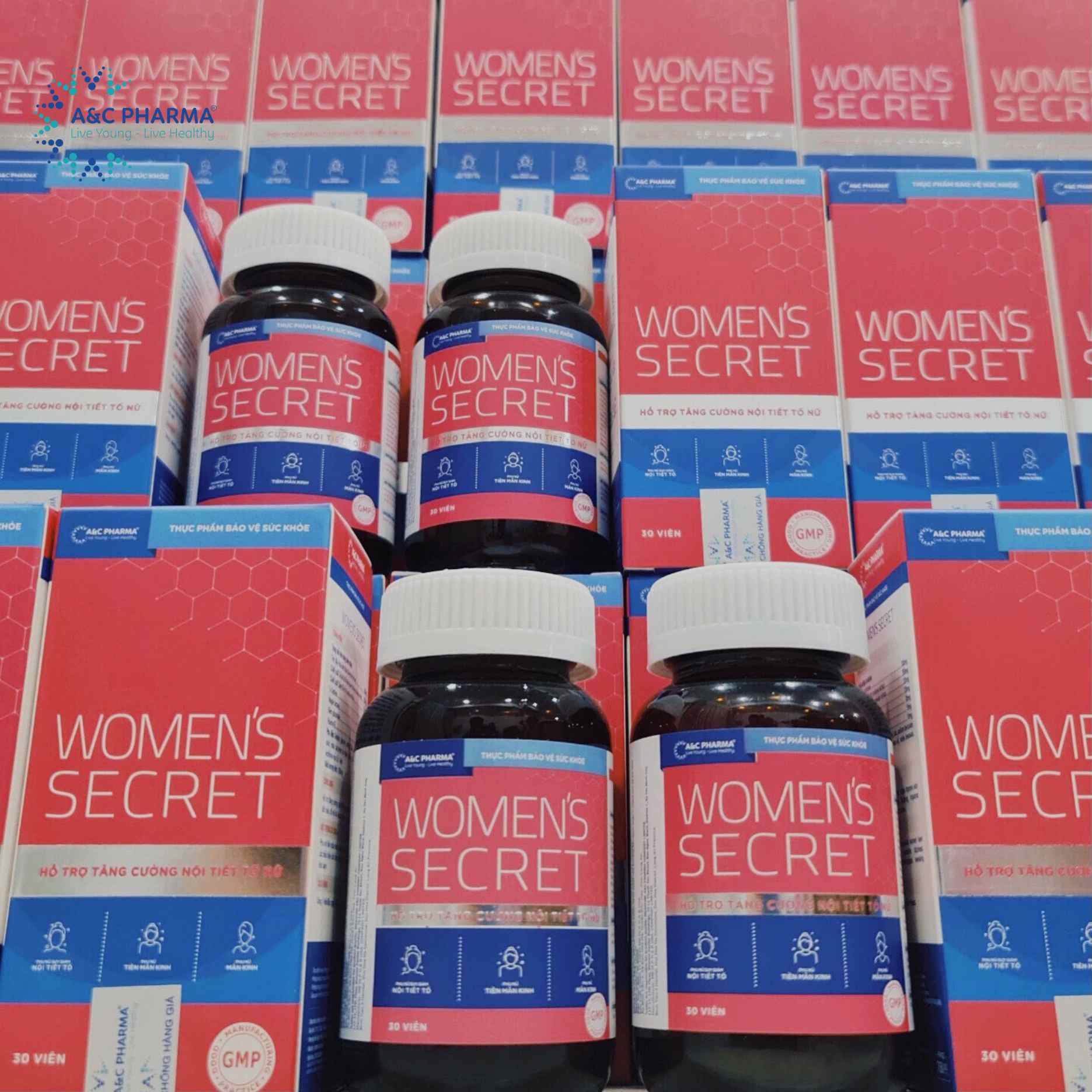 Viên uống Bổ sung Điều hòa Nội tiết tố nữ WOMEN'S SECRET A&C PHARMA
