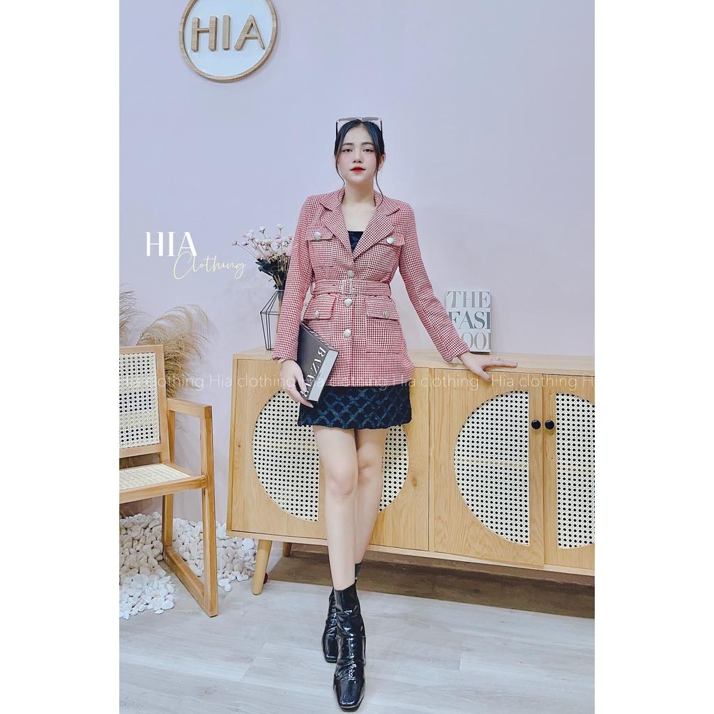 Áo Khoác Dạ Kèm Đai| Thiết Kế Độc Quyền| Chất Vải Cao Cấp HIA Clothing A386