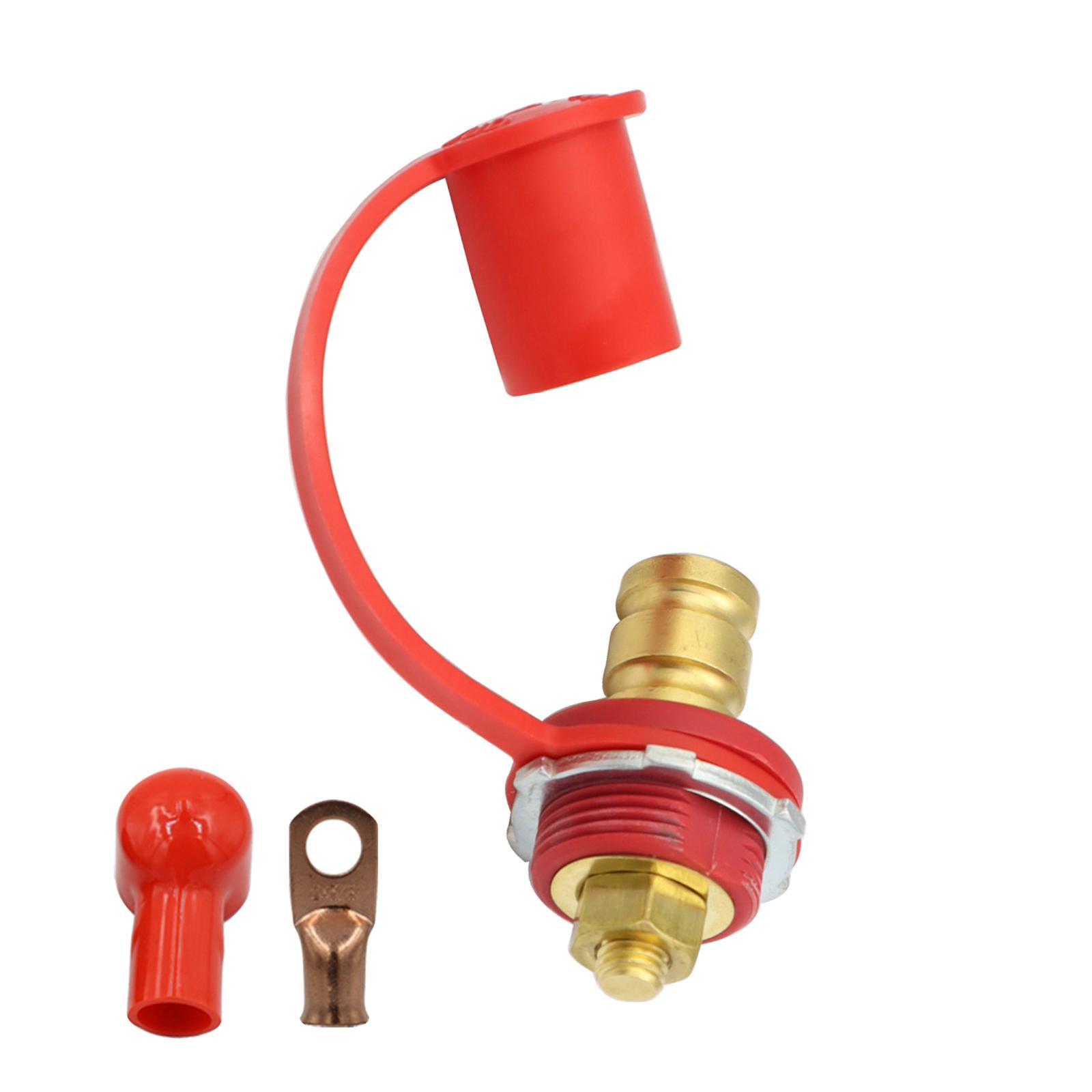 Remote  Battery Charger Post 250 Amps 3/8" studs for Truck ATV Car Red