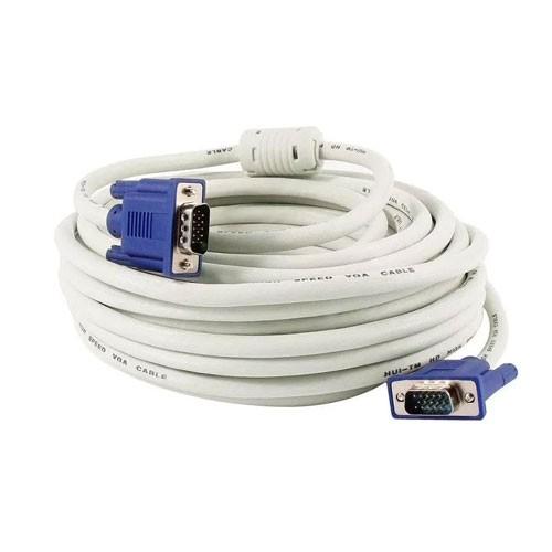 Dây Cáp Tìn Hiệu VGA Trắng dài 1,5M , 3M, 5M, 10M, 20M