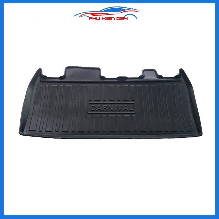 Thảm nhựa lót cốp Carnival 2021-2023 tấm lót sàn cốp bằng nhựa dẻo cao cấp, không mùi, chống thấm nước tốt