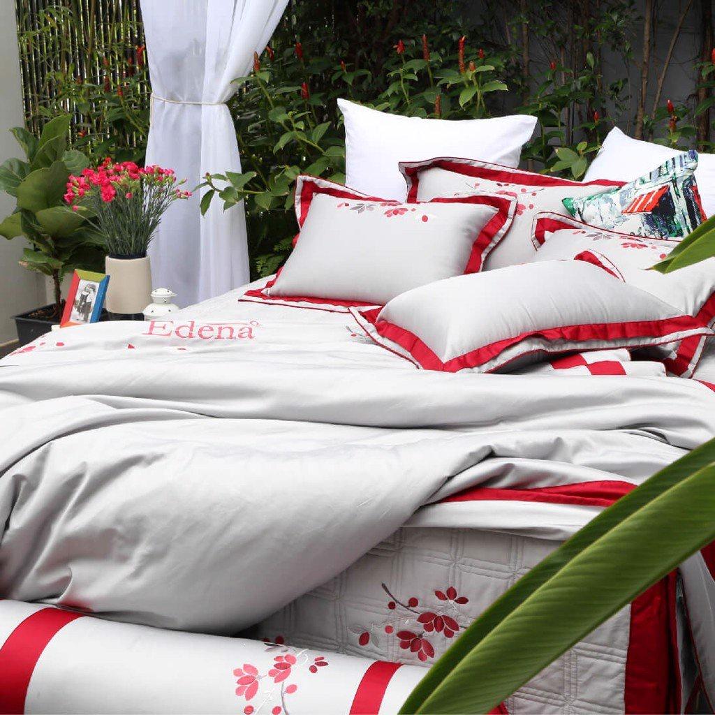 Bộ Ga Chần Gòn Cotton Đặc Biệt Edena 522, hiện đại, sang trọng