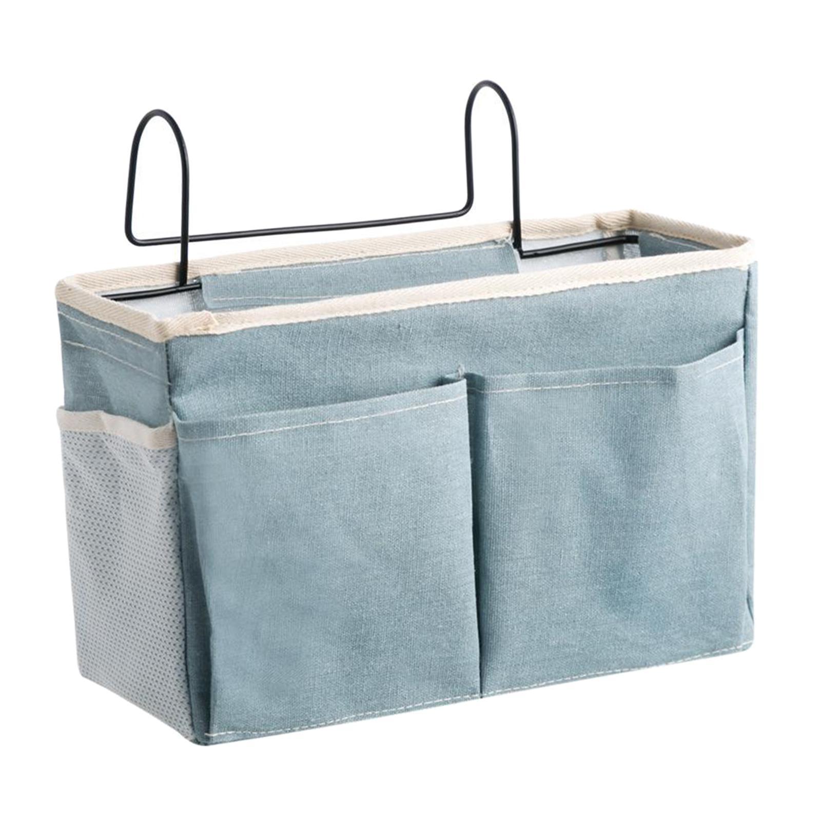 2x Bedside Caddy Cabinet Storage Organizers for Bedroom