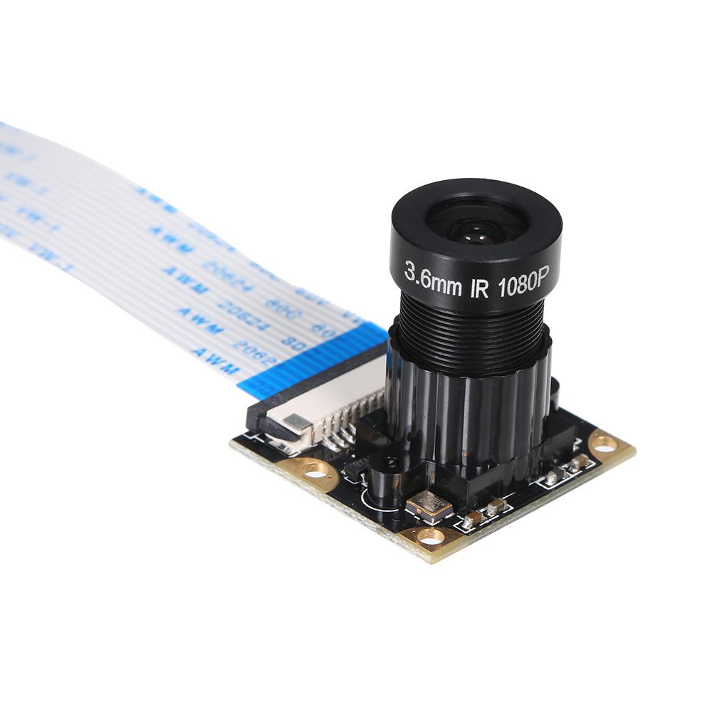 Kẹp máy ảnh góc rộng có thể điều chỉnh 5M Pixel Tương thích cho Raspberry Pi 3 Model B / B +