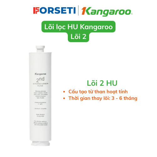 Bộ Lõi Lọc 123 Kg100Hu, Kg100Hu Dành Cho Các Máy Kangaroo Kg100Hu, Kg100Hu, Kg100Med, Kg100Eed, Kg - Y1Med - Hàng Chính Hãng - Lõi Số 2 - Carbon