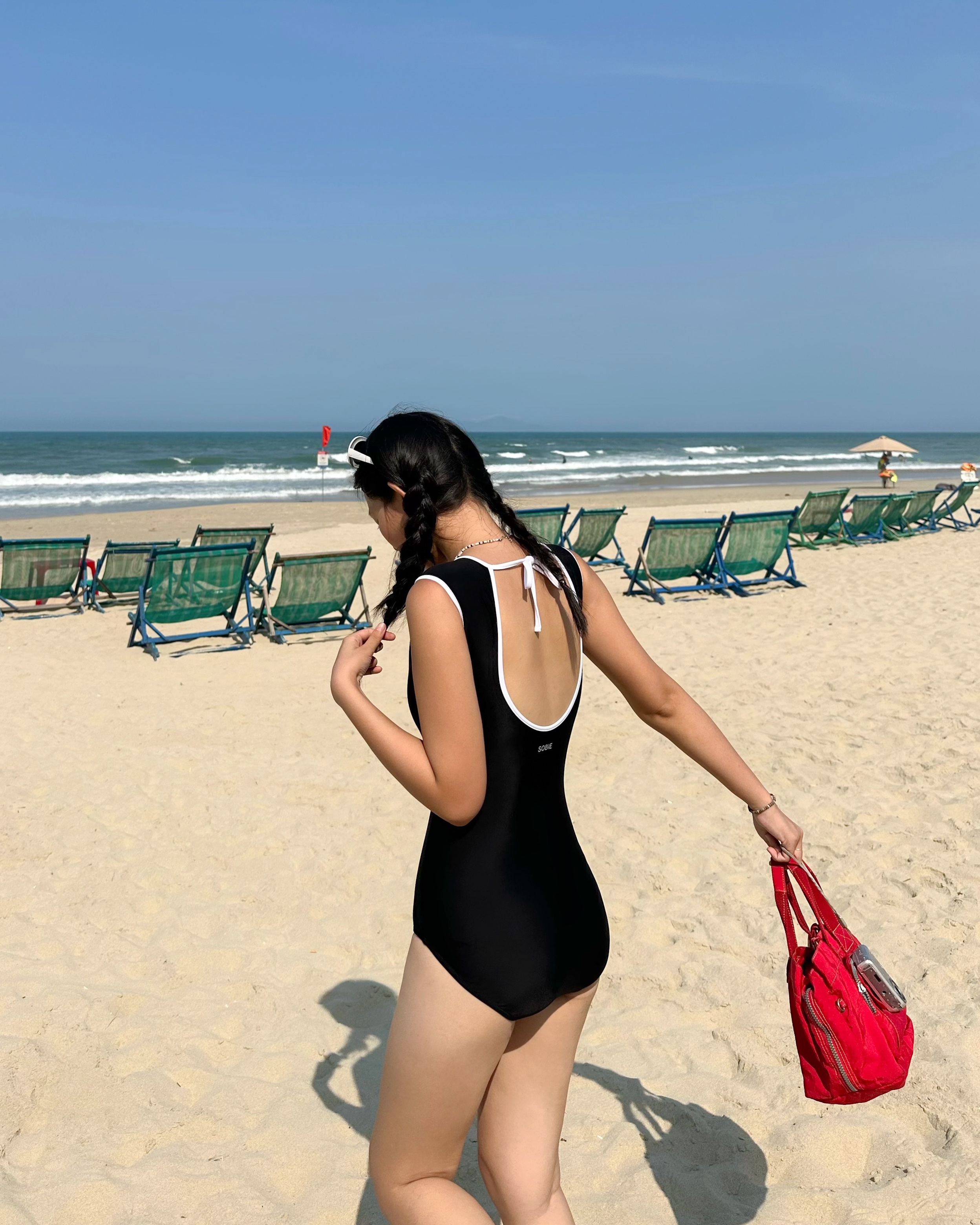 Circle Mossy đồ bơi liền thân monokini SOBIE