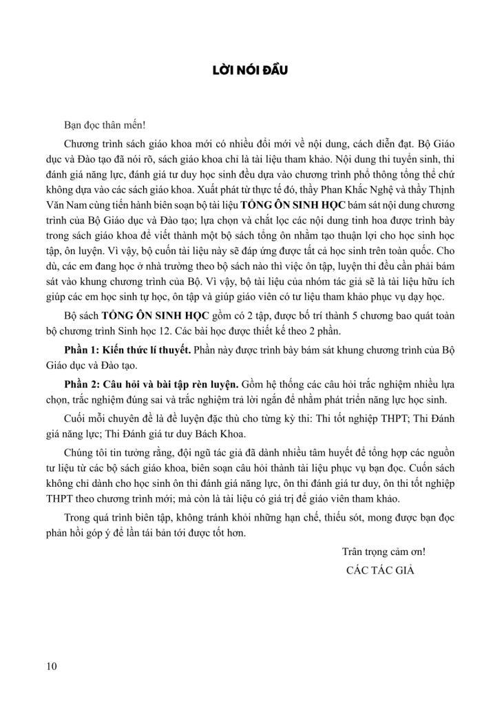 Sách - Tổng Ôn Sinh Học Tập 2 (Tái Bản 2025)