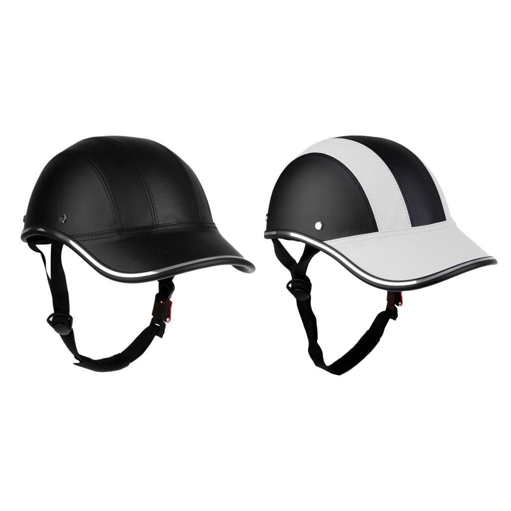 2Pcs Baseball   Style Motorcycle Bike  Anti- Safe Hat Visors